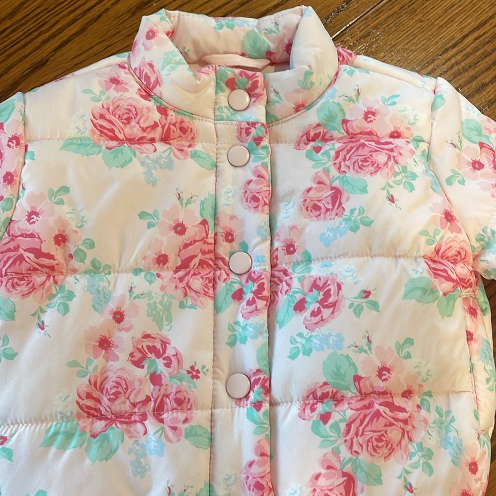 Janie and Jack floral coat.